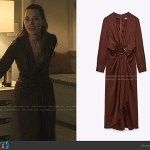 Zara limited edition belted shirt dress